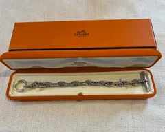 【極希少】70s HERMES エルメス シェーヌダンクル 筆記体 MM16コマ 正規品
