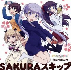 [중고] 애니메이션계 CD fourfolium / SAKURA 스킵 ~TV 애니메이션 [NEW GAME!] 오프닝 테마