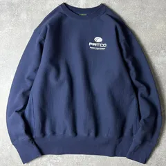 90s USA製 CAMBER 企業 ロゴ プリント RWタイプ スウェット トレーナー XXL / 90年代 アメリカ製 リバース トレーナー ネイビー 鉄道 企業物