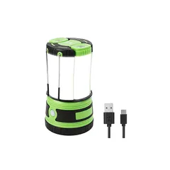 ランタン ledランタン キャンプランタン 懐中電灯 2本分離できる 【超高輝度1000ルーメン/充電式と乾電池併用/2段階調光/4つ点灯モード/マグネットとフック付き/防水防滴】 USBケーブル付き 車中泊用 バーベキュー キャンプ 夜釣り 台風 災害  1