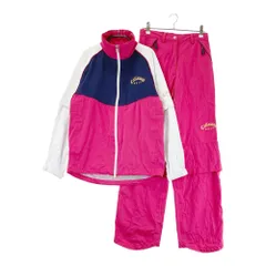 サイズ：S CALLAWAY キャロウェイ  2WAY レインウェア セットアップ  ピンク系 [240101530826] ゴルフウェア レディース ストスト