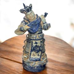 某有名骨董市買入 中国 貴人 龍 染付 大明宣徳年製 中国美術 賢人 武人 中国漢人 中国雑貨 陶器 希少