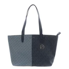 マイケルコース MICHAEL KORS 24AW ジェットセット ツートン トートバッグ ショルダーバッグ バイカラー PVC ネイビー ブルー 35F4STVT8 /YO24
