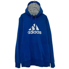 NIKE プリント スウェット パーカー ナイキ L ブルー プルオーバー 裏起毛 古着卸 アメリカ仕入 a609-6274