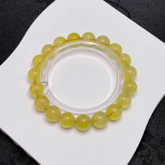 完熟マスカット】天然石岫玉 バングル✨ 美発色 60cm 腕輪 翡翠軟玉 