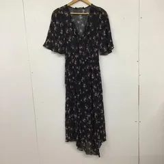 ZARA BASIC ザラベーシック ワンピース ロングスカート 半袖ロングワンピース フレアスカート ウエスト切り替え