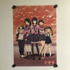 X2413 ◆未開封品 化物語 Blu-ray Disc Box 購入特典 A3サイズ クリアポスター