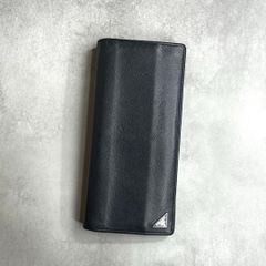 PRADA プラダ / サフィアーノキュイールロングウォレット 長財布 サフィアーノレザー トライアングルロゴ ネイビー SAFFIANO CUIR 2MV836