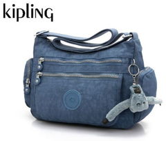 キプリング kipling バッグ ショルダーバッグ レディース 斜めがけ 軽い 旅行　在庫処分　デニム