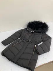 送料無料★H&M エイチアンドエム★ロング中綿ダウンコート　ロングコート　中綿ダウンジャケット　アウター★ブラック★XSサイズ#71014sgr3