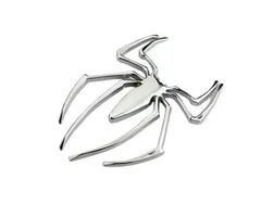 3D ステッカー 立体 車 エンブレム スパイダー クモ 蜘蛛 spider シルバー シール かっこいい ドレスアップ 車用 ロゴ おしゃれ バイク ヘルメット スポーツ レーシング かわいい 誕生日 記念日 select ギフト プレゼント