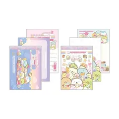【2個セット】サンエックス　すみっコぐらし　わくわくたぴおかコンビニテーマ　クロスメモ　2種類セット　MH24001