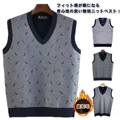 ニットベスト Vネック 無地 メンズ 裏起毛 秋 冬 紳士 ジレ ビジネスベスト 無地 チョッキ スクール 洗える 通勤 お洒落 アウター 細身 フォーマル トップス ノースリーブ ゴルフウェア ビジ#dongdong8478