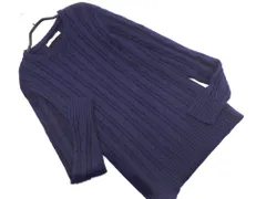 JOURNAL STANDARD ジャーナルスタンダード ケーブル編み ニット セーター sizeM/紺 ◇■ メンズ
