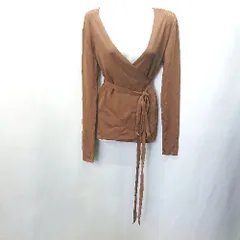 ◇ LILY BROWN リリーブラウン 長袖 ニットカーディガン サイズONESIZE ブラウン レディース E  【1407020037174】