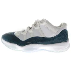 NIKE (ナイキ) AIR JORDAN 11 RETRO LOW LE SNAKESKIN CD6846-102 エアジョーダン11 スネークスキン ローカットスニーカー ホワイト/ブルー US8/26cm