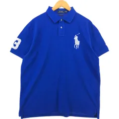古着 ラルフローレン Ralph Lauren POLO RALPH LAUREN CUSTOM SLIM FIT ビッグポニー 半袖 ポロシャツ メンズXL相当/eaa544010