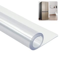 【カラー: 厚さ2mm】MingXiu 冷蔵庫マット PVC製 床保護シート キ