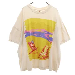 American Tradition 90s オールド 半袖 シングルステッチ Tシャツ free ホワイト メンズ 古着