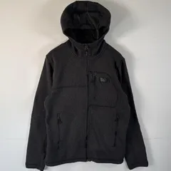 古着 ザ・ノースフェイス THE NORTH FACE フルジップフリースジャケット パーカー ワンポイントロゴ 裏地ボア フーディ M  ダークグレー系 メンズ