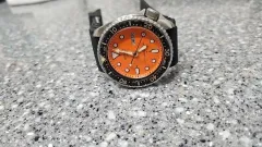 動作未確認・セイコー・オレンジダイバーゴールドベゼル 7548-700C 心