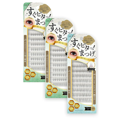 【Natural 2点 Pure1点  ピンセット無しパッケージ 】IAURA クイックビューティラッシュ すぐピタっ！まつげ