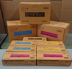 FUJITSU　純正ドラム　CL115　純正トナー　CL115B　計10本【兵庫より発送】