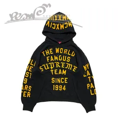 2023年最新】supreme team flocked hooded sweatshirtの人気アイテム