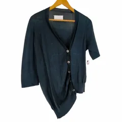 マルタンマルジェラ Martin Margiela 05SS アシンメトリーコットン半袖カーディガン レディース JPN：M のサムネイル