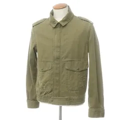 【中古】サンローラン パリ Saint Laurent Paris コットンリネン ミリタリーブルゾン オリーブ【サイズM】【メンズ】のサムネイル