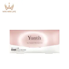 ユンス 生ビタミンC美白美容液 1ml×28包 合計28ml 導入美容液・美容液 医薬部外品 純度100%の生ビタミンC配合 水使わない全て美容成分 美白有効成分 美白・シミを同時ケア 瞬感浸透 集中ケア Yunth