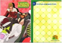 【中古】クリアファイル 虎徹＆バーナビー/タイタンインダストリー＆ポセイドンライン A4クリアファイル2枚セット 「アニくじ TIGER＆BUNNY」 E賞