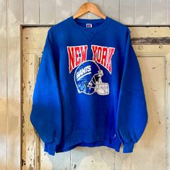 RUSSELL ラッセル　USA 製　NEW YORK GIANTS NFL アメリカンフットボール　スウェット　古着　Lサイズ