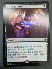 foil　初版「PLS」悪魔の意図/Diabolic Intent　日本語１枚 Foil】《悪魔の意図/Diabolic Intent》[PLS] 黒R | 日本最大級