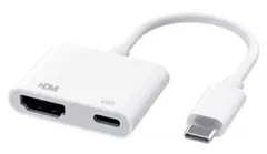 USB Type C HDMI 変換アダプタ i-Phone 15 16 Android/Thunderbolt HDMI 変換ケーブル 2in1/ミラーリング スマホをTVに映す 4K@60Hz 