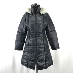 ウラタ★リバーシブル/高比率80%/ダウンコート【women’s size -M/黒/グレー】着脱可フード/Coats/Jackets/Jumpers◆BH271
