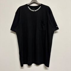 CHROME HEARTS クロムハーツ Neck Logo ネックロゴ 黒 ブラック 半袖 Tシャツ トップス XXLサイズ 極美品