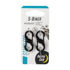 [Limited Quantity] S-Biner NITEIZE Micro Lock Carabiner #0 x 2P