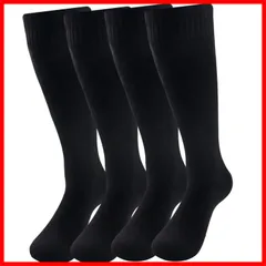 保温」靴下 男性ハイソックス 「防寒 暖かい 【4足組】 メンズソックス 厚手 ビジネス靴下 スポーツ 抗菌防臭 冬用 寒さ対策 蒸れない メンズ靴下 裏起毛 男性ソックス 爆熱 [Dreecy] 靴下 25-28cm