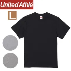 5.6oz　ハイクオリティー　無地　ブラック　アッシュ　ミックスグレー　L