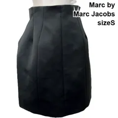 ◆ マークバイマークジェイコブス Marc by Marc Jacobs スカート 膝丈 黒 0 S 7号 レディース S5V634