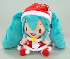 初音ミク ふわふわキーチェーンマスコット クリスマス - メルカリ
