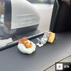 トムとジェリー 車の飾り ジェリーの車の装飾 かわいい本のデスクトップフィギュアのサムネイル