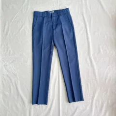 美品  ZARA BOYS ザラ ボーイズ 男の子 子供用 スラックス センタープレス パンツ サイズ6 116㎝ ブルー ネイビー  EXTRAFINE WOOL 細め かっこいい おしゃれ 発表会 結婚式 セレモニー フォーマル 入園式 卒園式