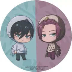 【中古】コースター 糸師凛×シロフクロウ＆糸師冴×ホンドフクロウ オリジナルコースター 「ブルーロック×東武動物公園」 コラボメニュー注文入特典