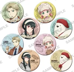 【新品】バッジ・ビンズ 【BOX】SPY×FAMILY きらきら缶バッジコレクション フレンチカジュアルVer.