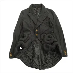 ヴィンテージ 希少comme des garçons 燕尾服ジャケットBLACK COMME des GARCONS(コムデギャルソン) 80~90's Collar velor