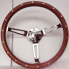 残り1点】ウッドステアリングホイール 14インチ USDM JDM ビレット