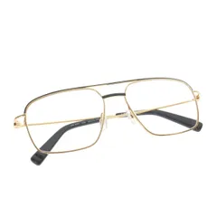 ディースクエアード DSQUARED2 DQ5337 メガネフレーム 眼鏡 56□16 145 ゴールド/ブラック S082DQ5337 国内正規のサムネイル