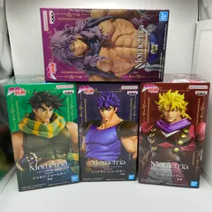未開封　ジョジョの奇妙な冒険　４点セット　戦闘潮流　Mometria　ジョセフ・ジョースター　ジョナサン・ジョースター　ディオ・ブランド－　カーズ　プライズ　フィギュア　バンダイ　バンダイナムコ　バンプレスト
